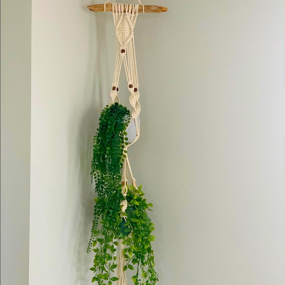 Plant Hanger-2 Tier-Macrame